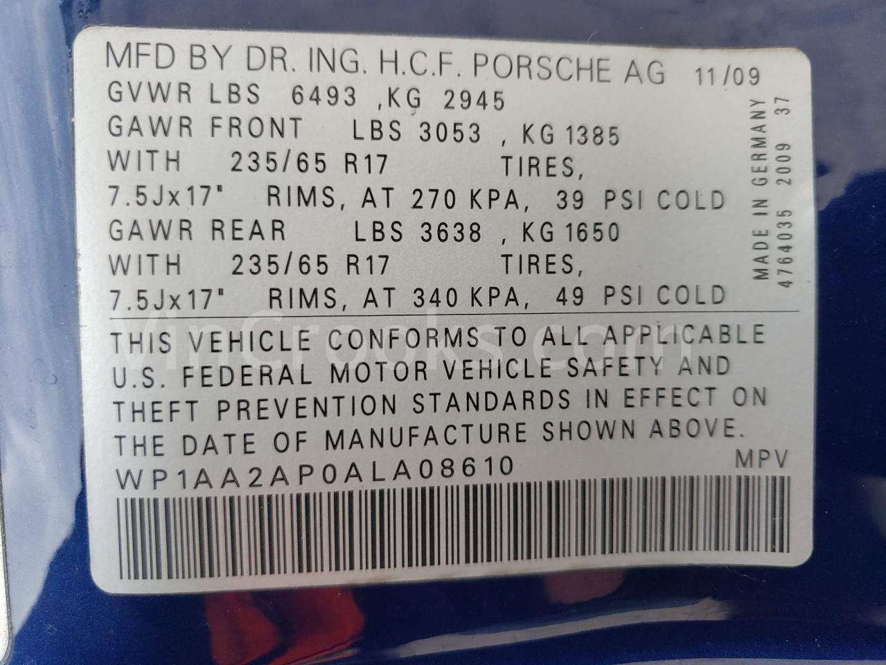 WP1AA2AP0ALA08610