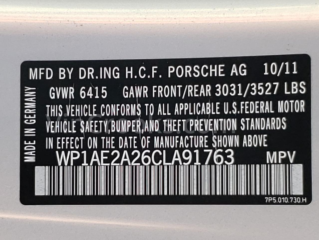WP1AE2A26CLA91763