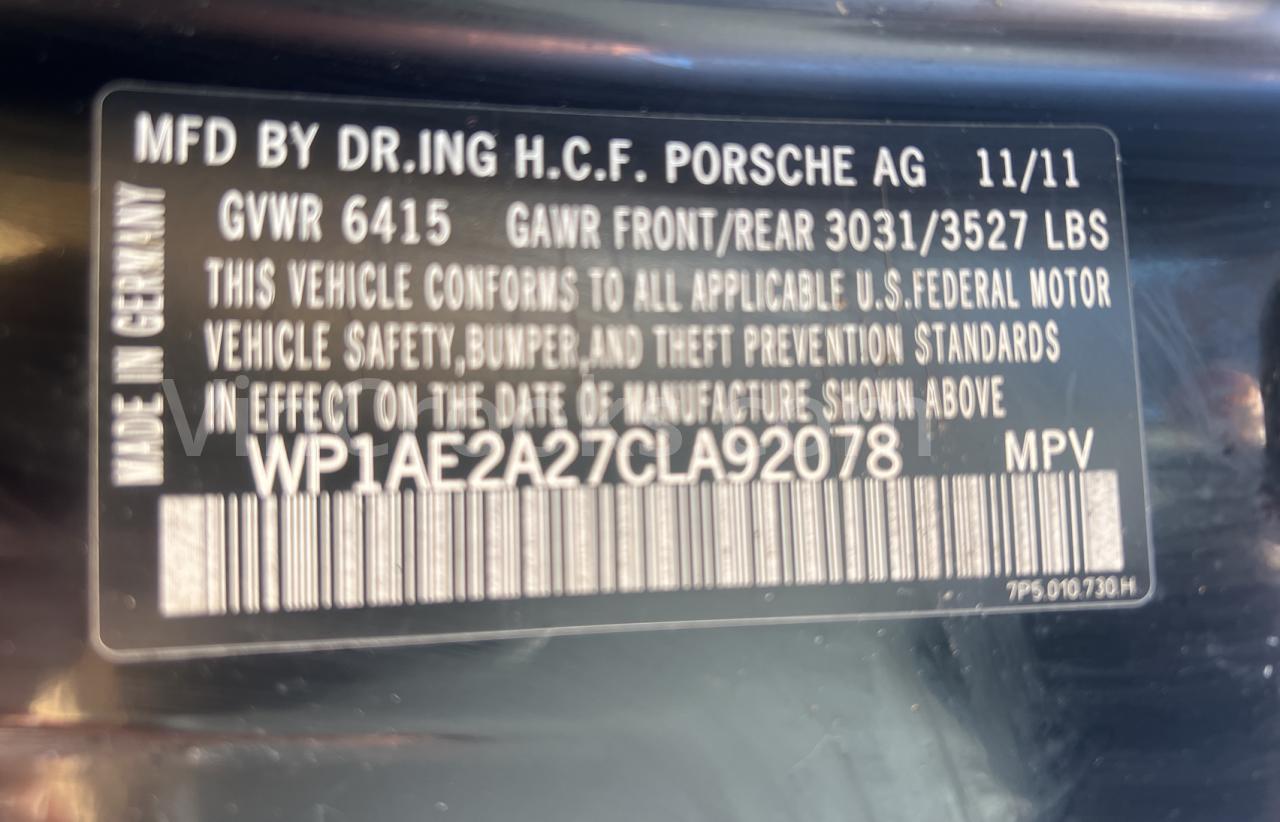 WP1AE2A27CLA92078