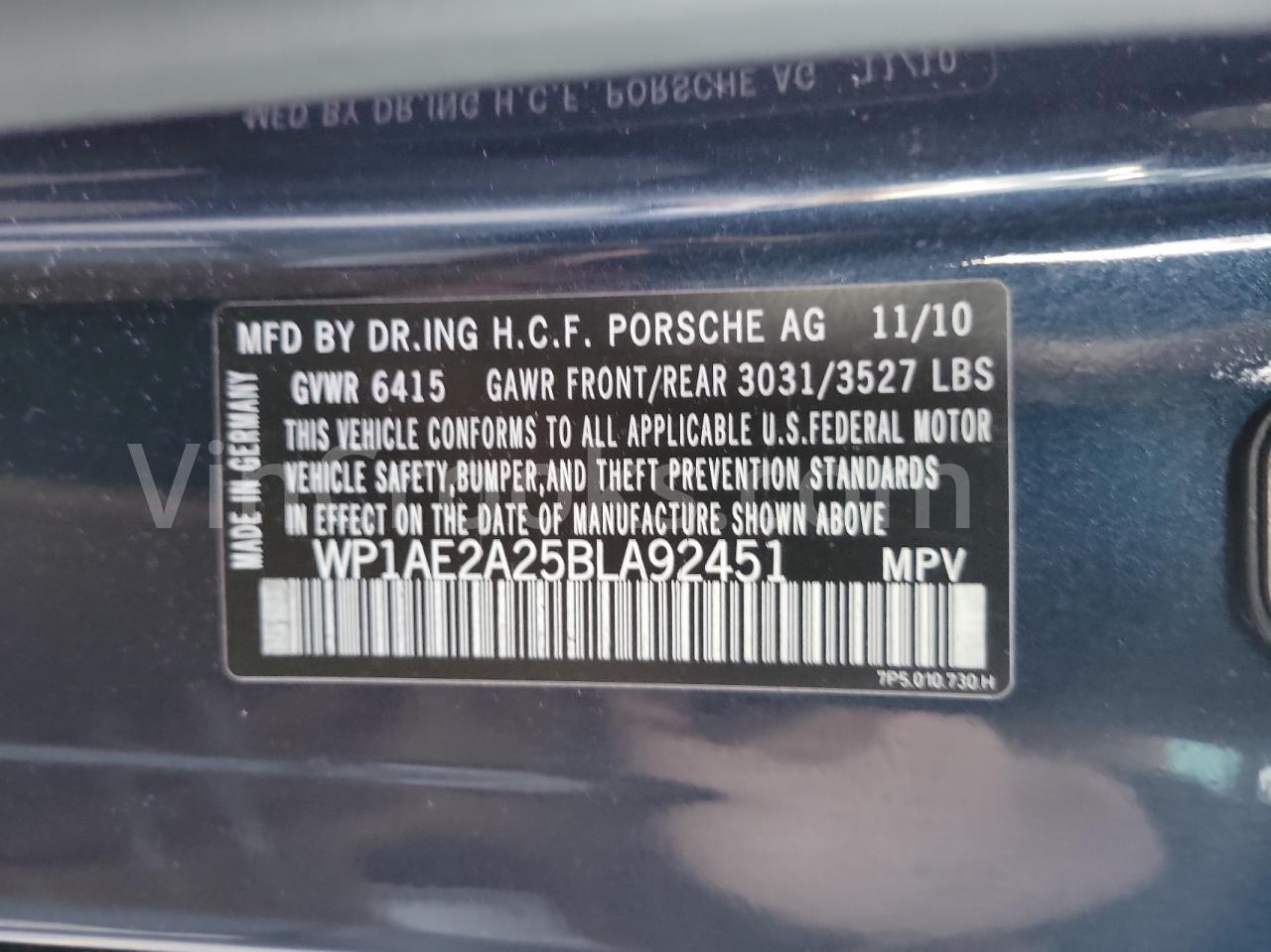 WP1AE2A25BLA92451