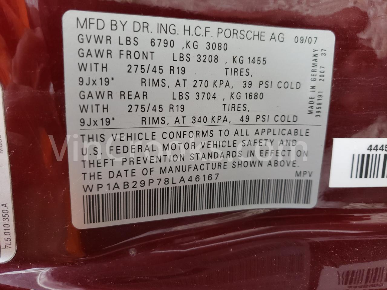 WP1AB29P78LA46167