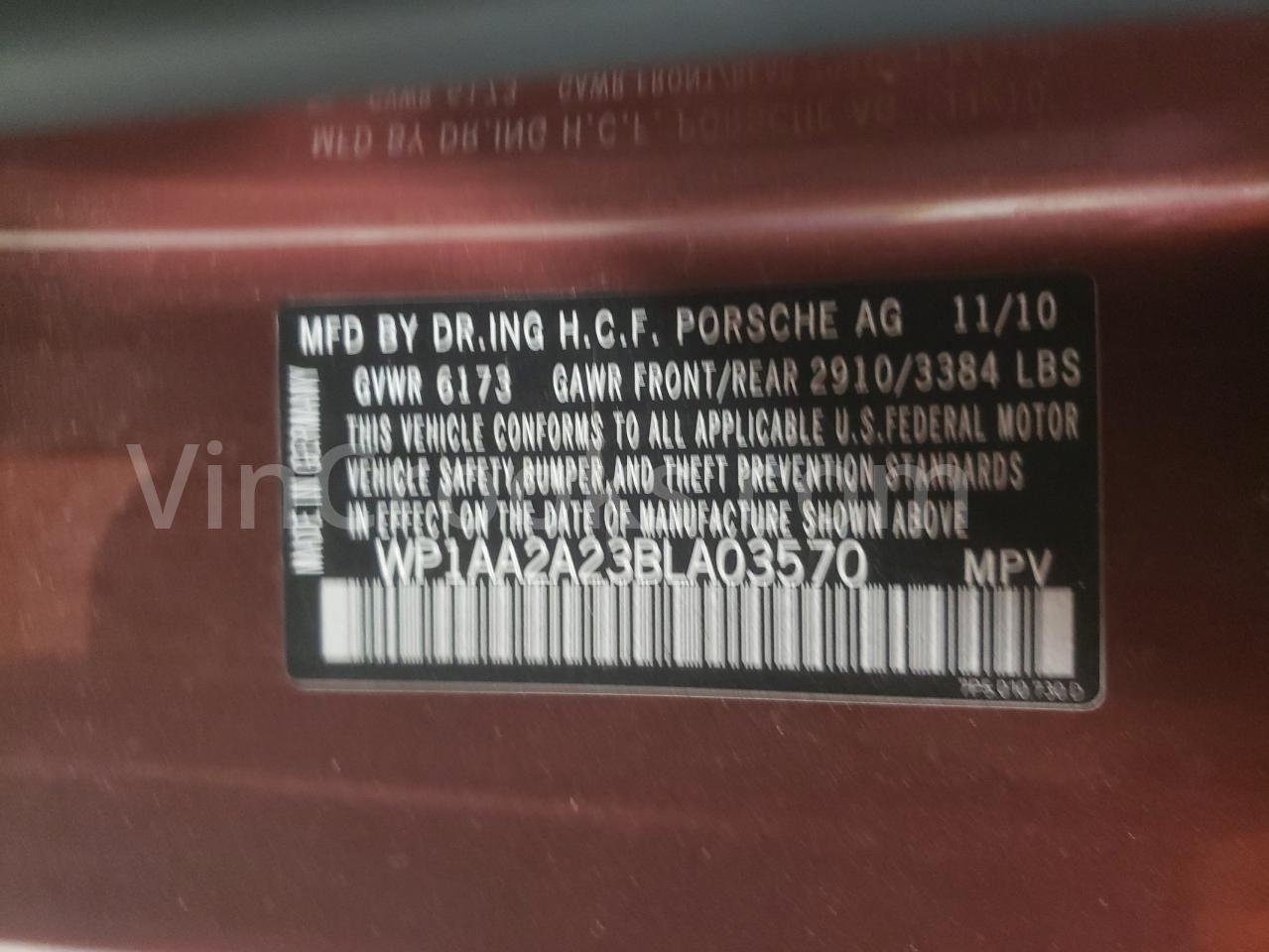 WP1AA2A23BLA03570