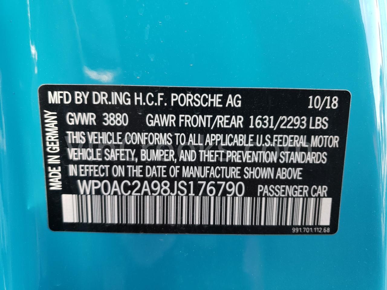 WP0AC2A98JS176790