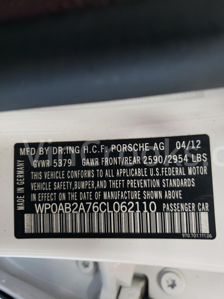 WP0AB2A76CL062110