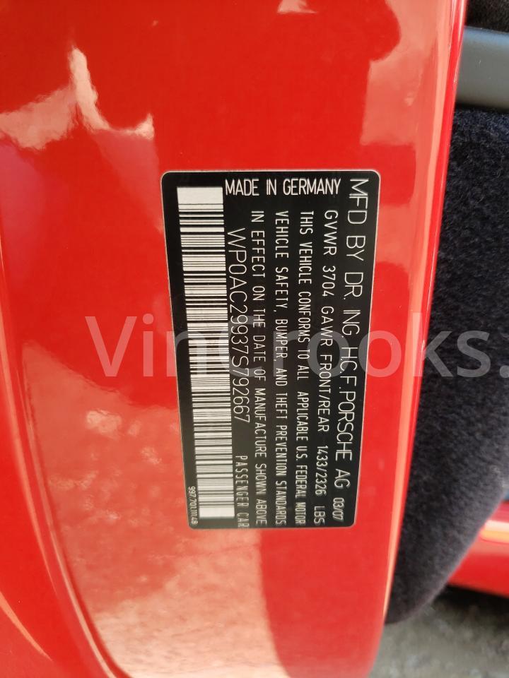 WP0AC29937S792667