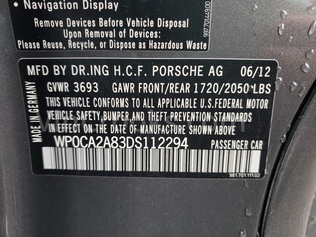 WP0CA2A83DS112294