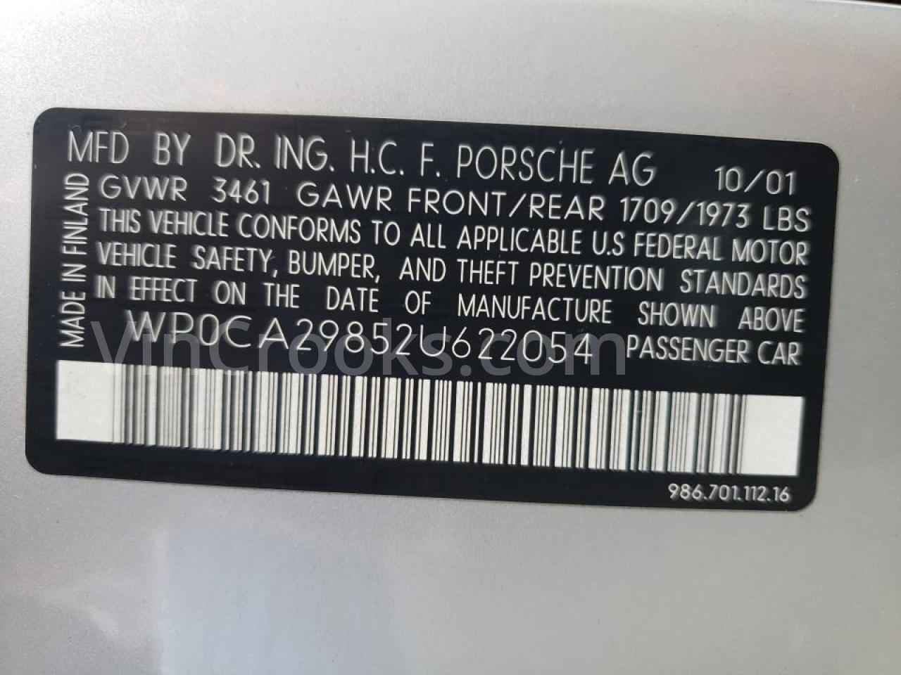 WP0CA29852U622054