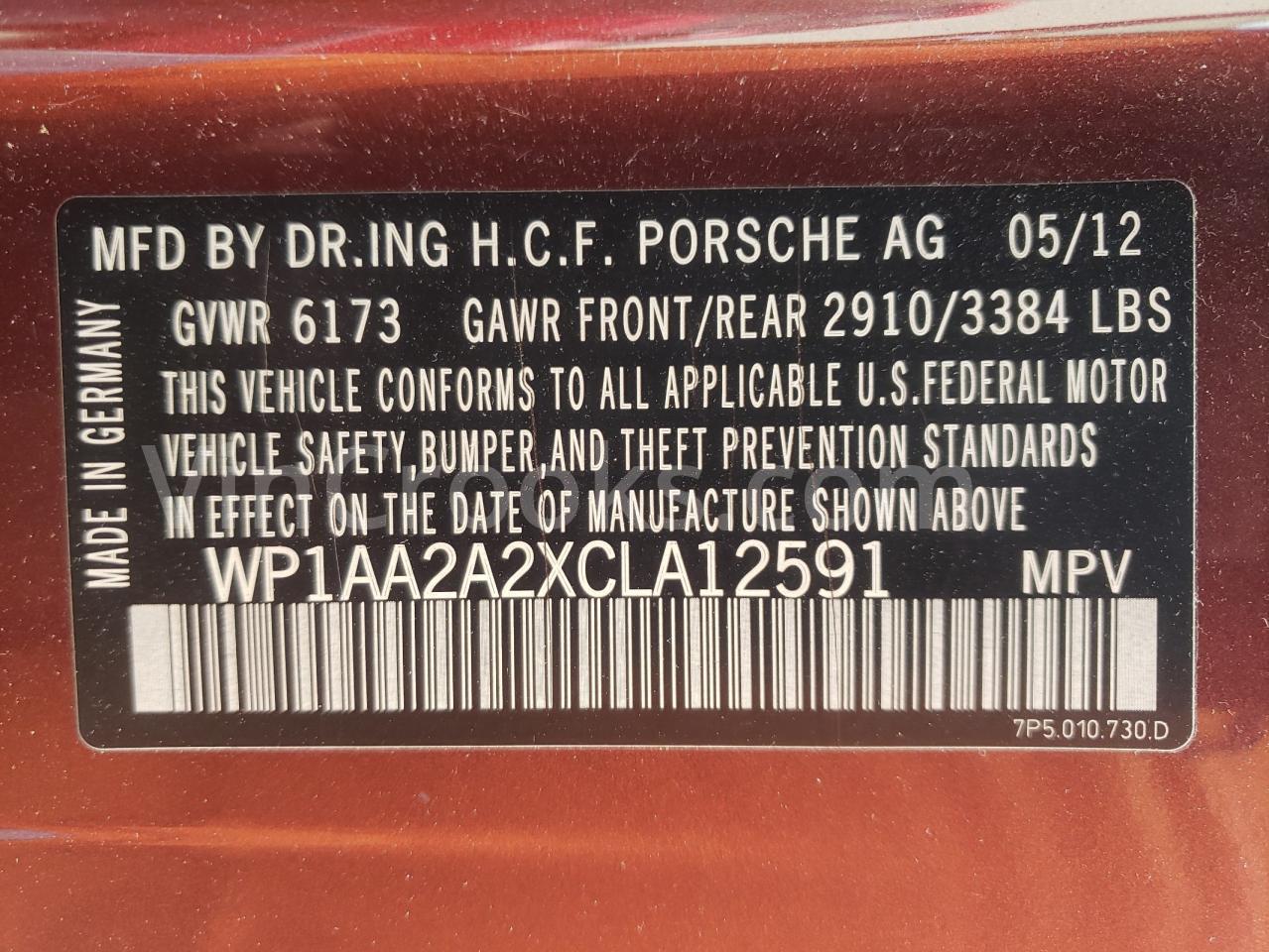 WP1AA2A2XCLA12591