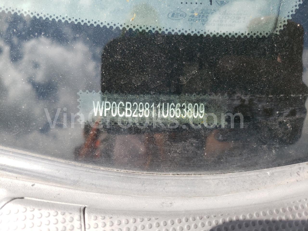 WP0CB29811U663809