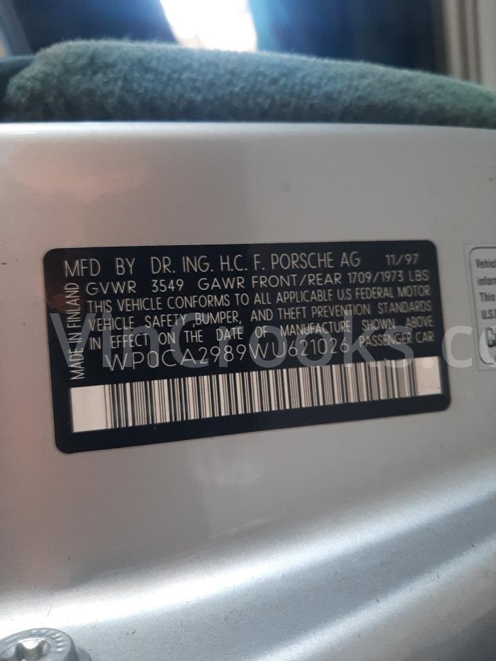 WP0CA2989WU621026