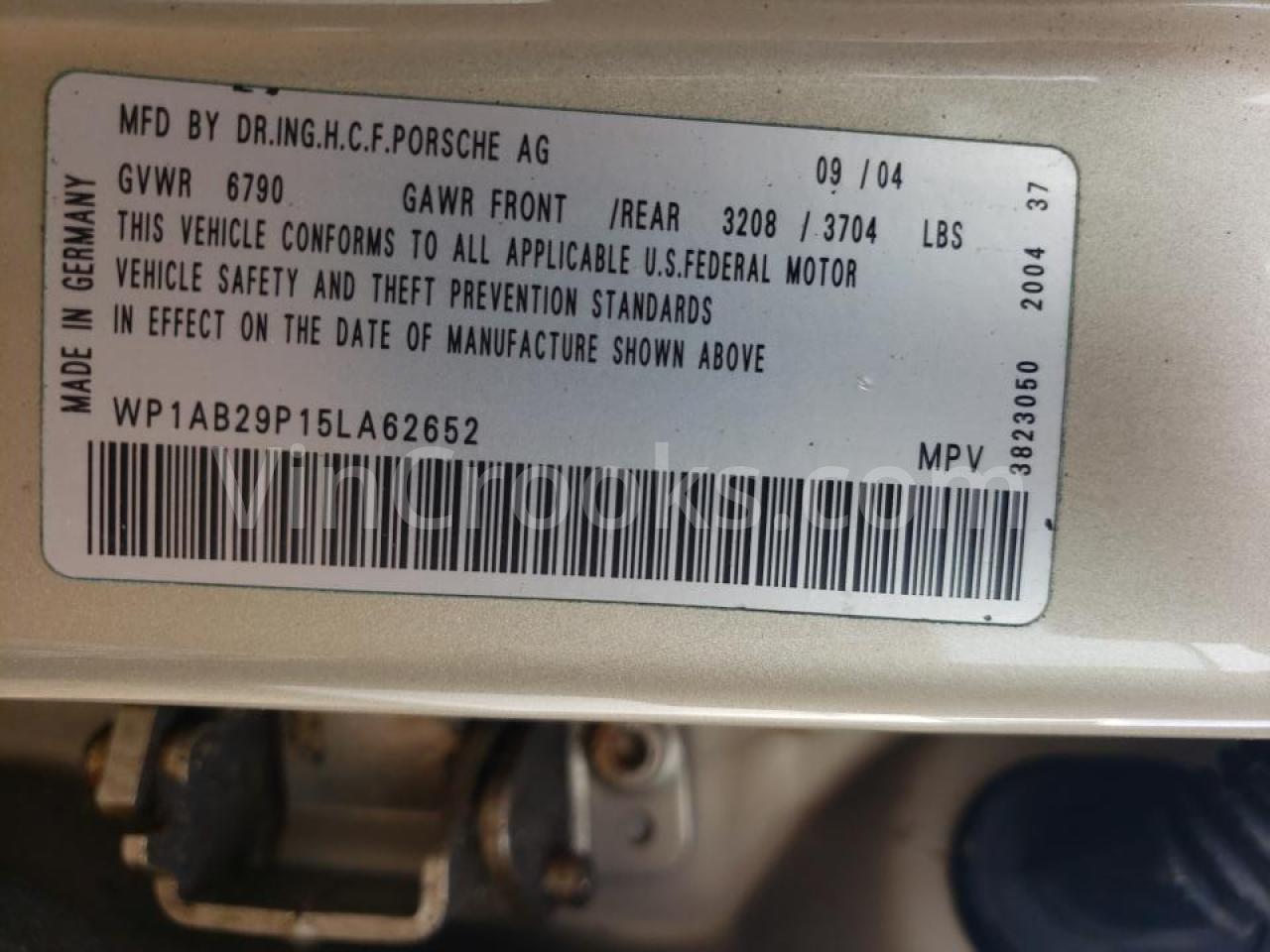 WP1AB29P15LA62652