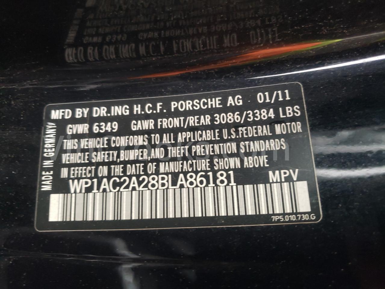 WP1AC2A28BLA86181