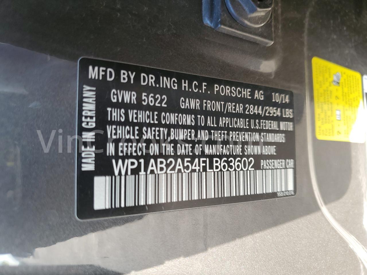 WP1AB2A54FLB63602
