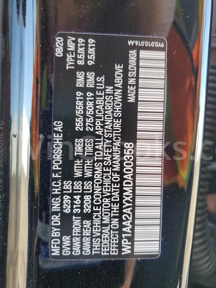 WP1AA2AYXMDA00358
