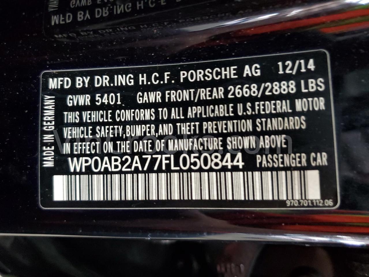 WP0AB2A77FL050844