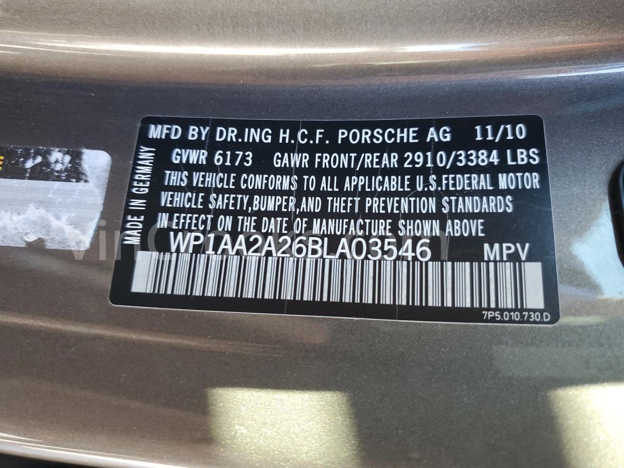 WP1AA2A26BLA03546