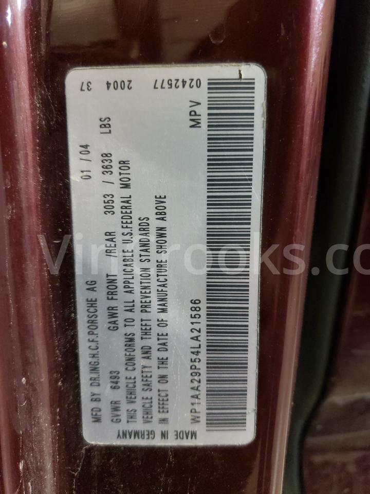 WP1AA29P54LA21586