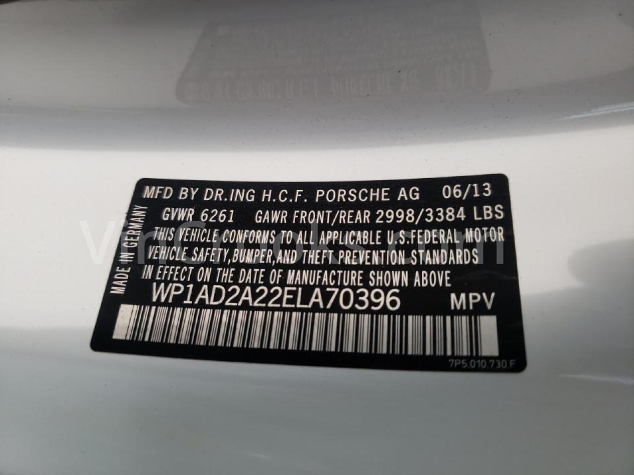 WP1AD2A22ELA70396