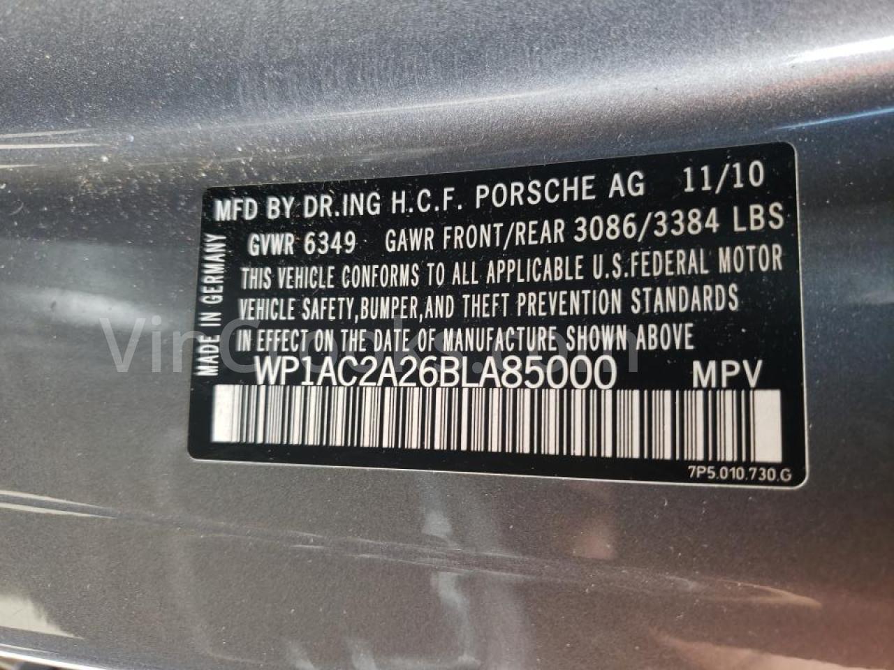 WP1AC2A26BLA85000