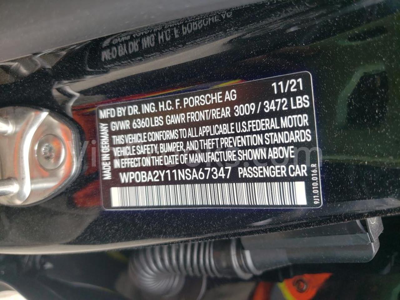 WP0BA2Y11NSA67347