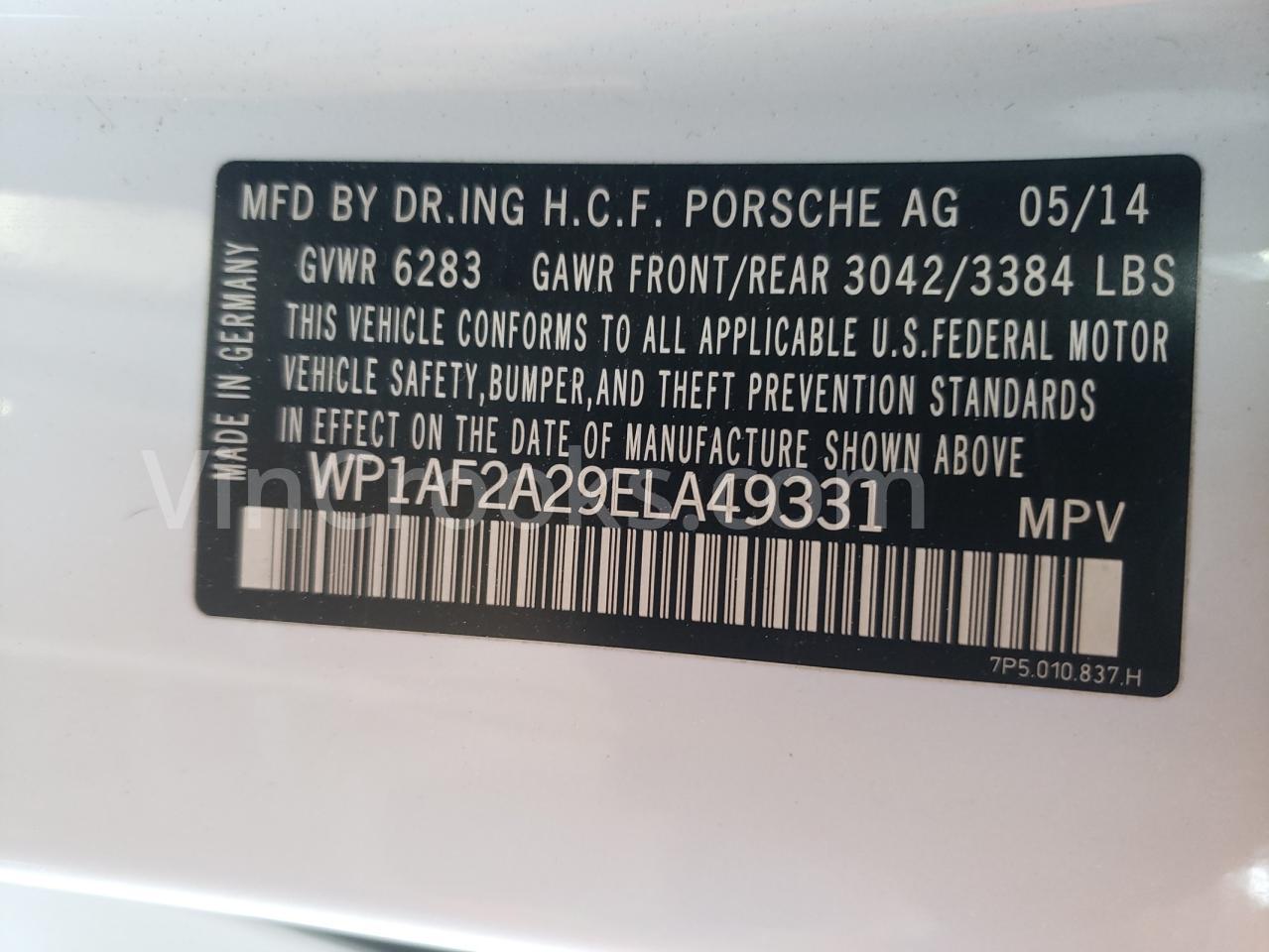 WP1AF2A29ELA49331
