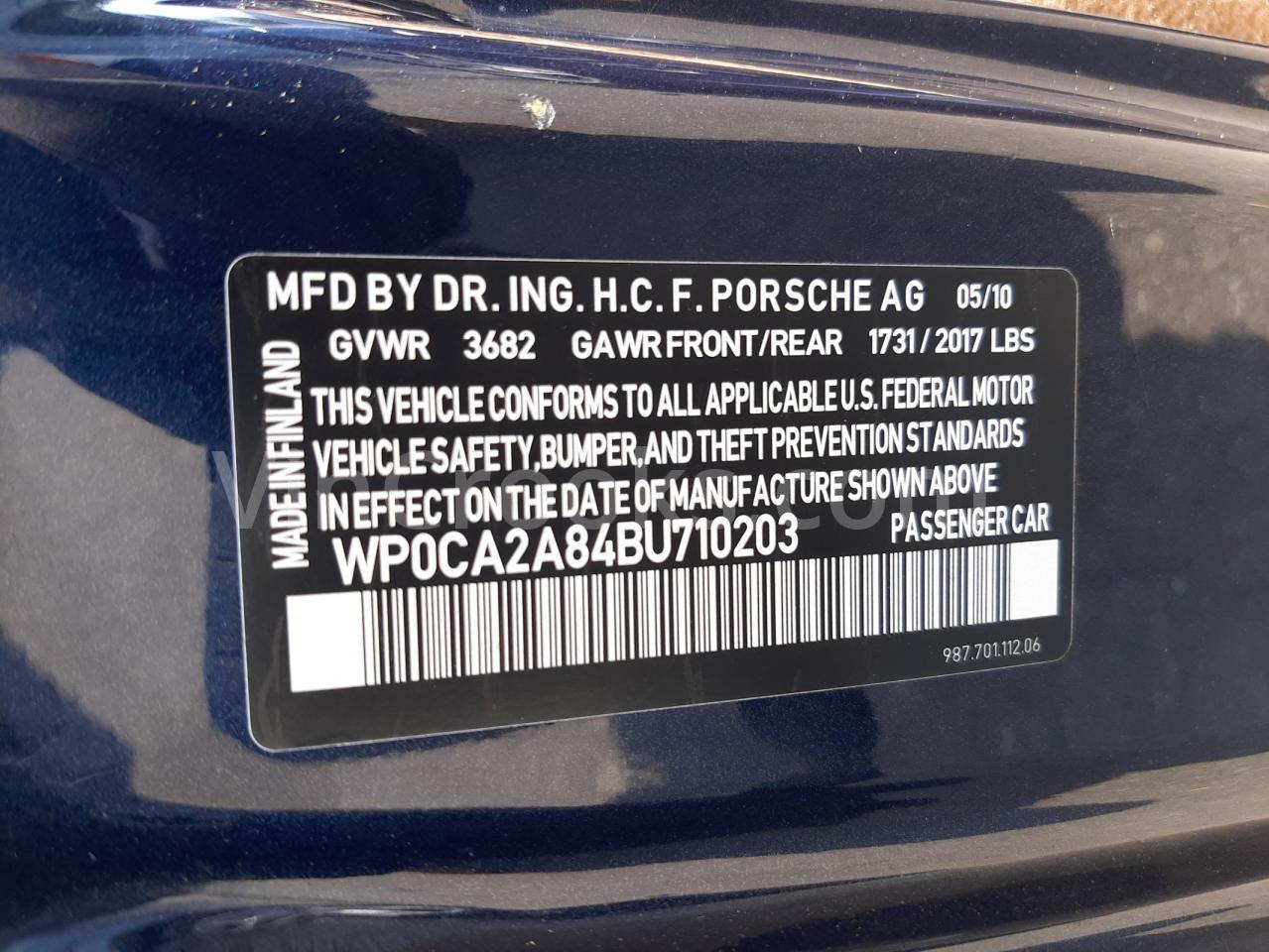 WP0CA2A84BU710203