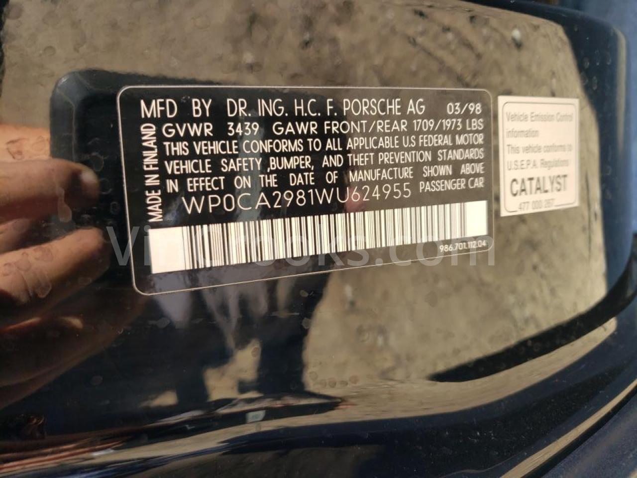 WP0CA2981WU624955