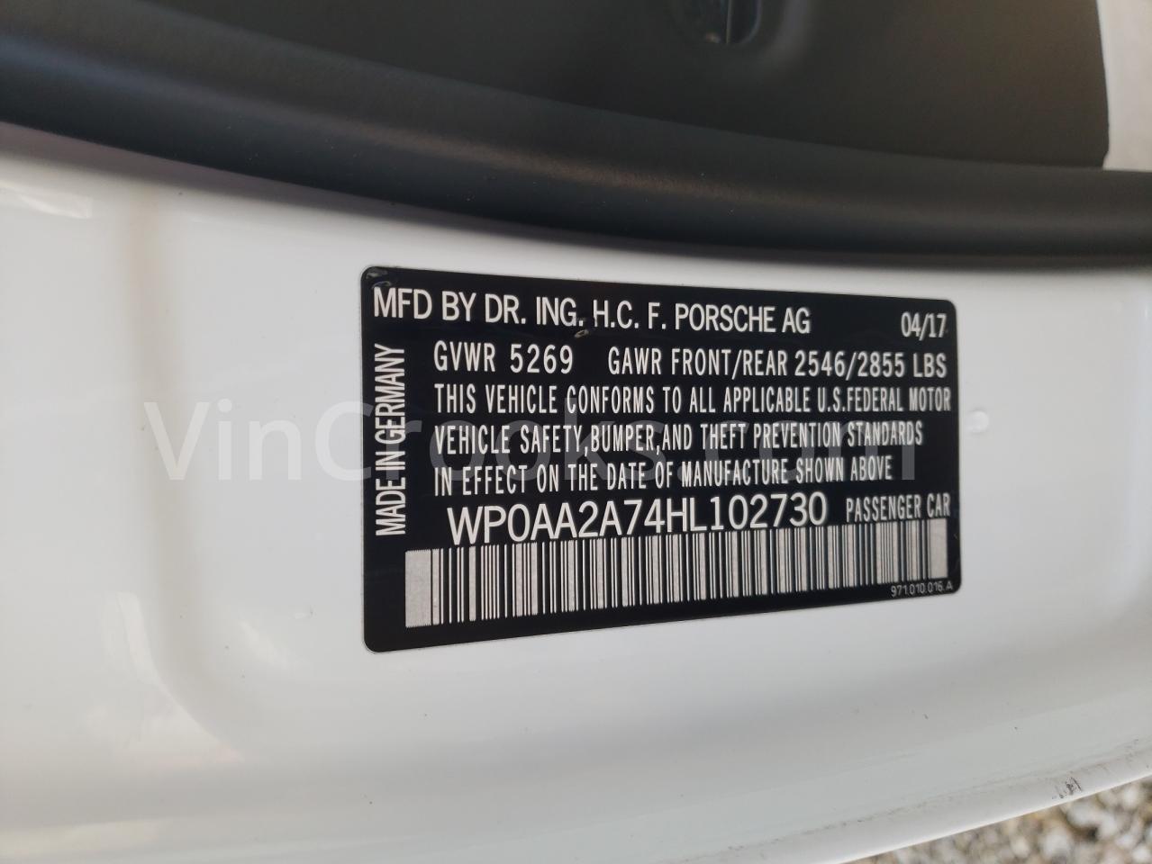 WP0AA2A74HL102730