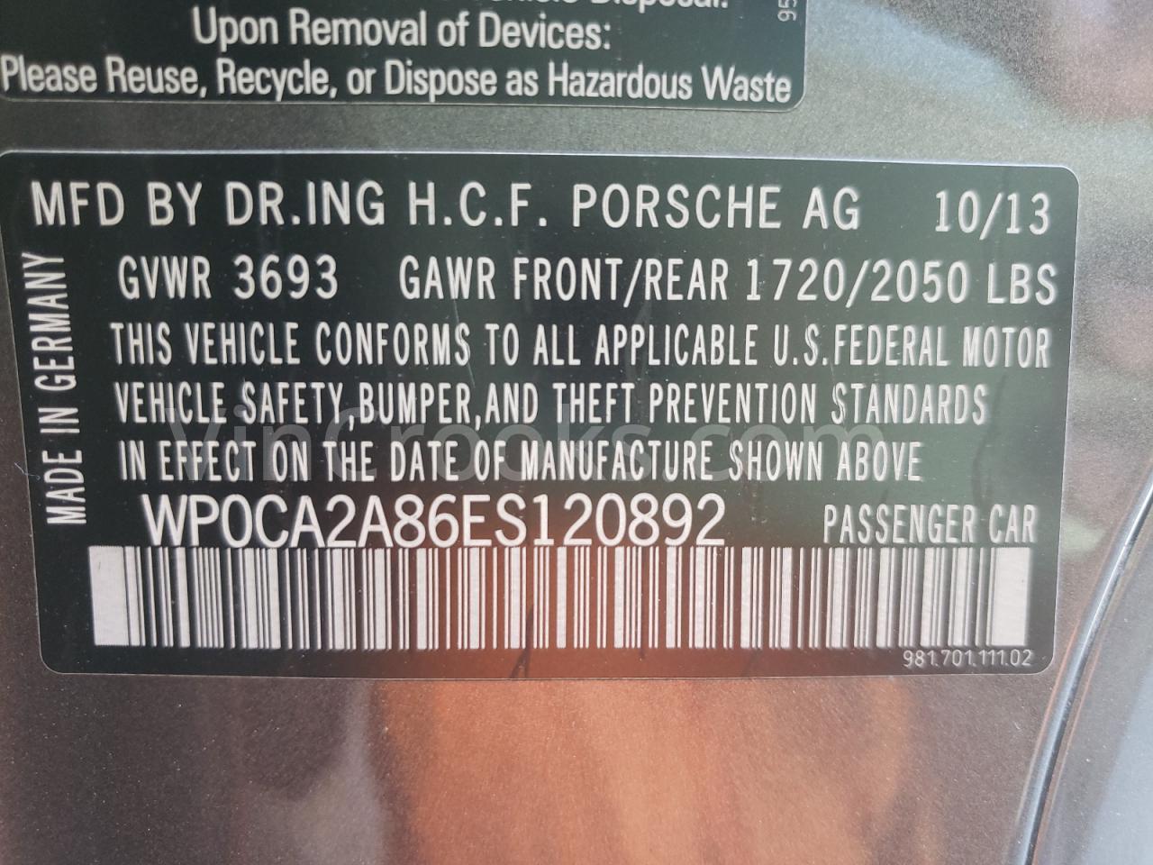 WP0CA2A86ES120892