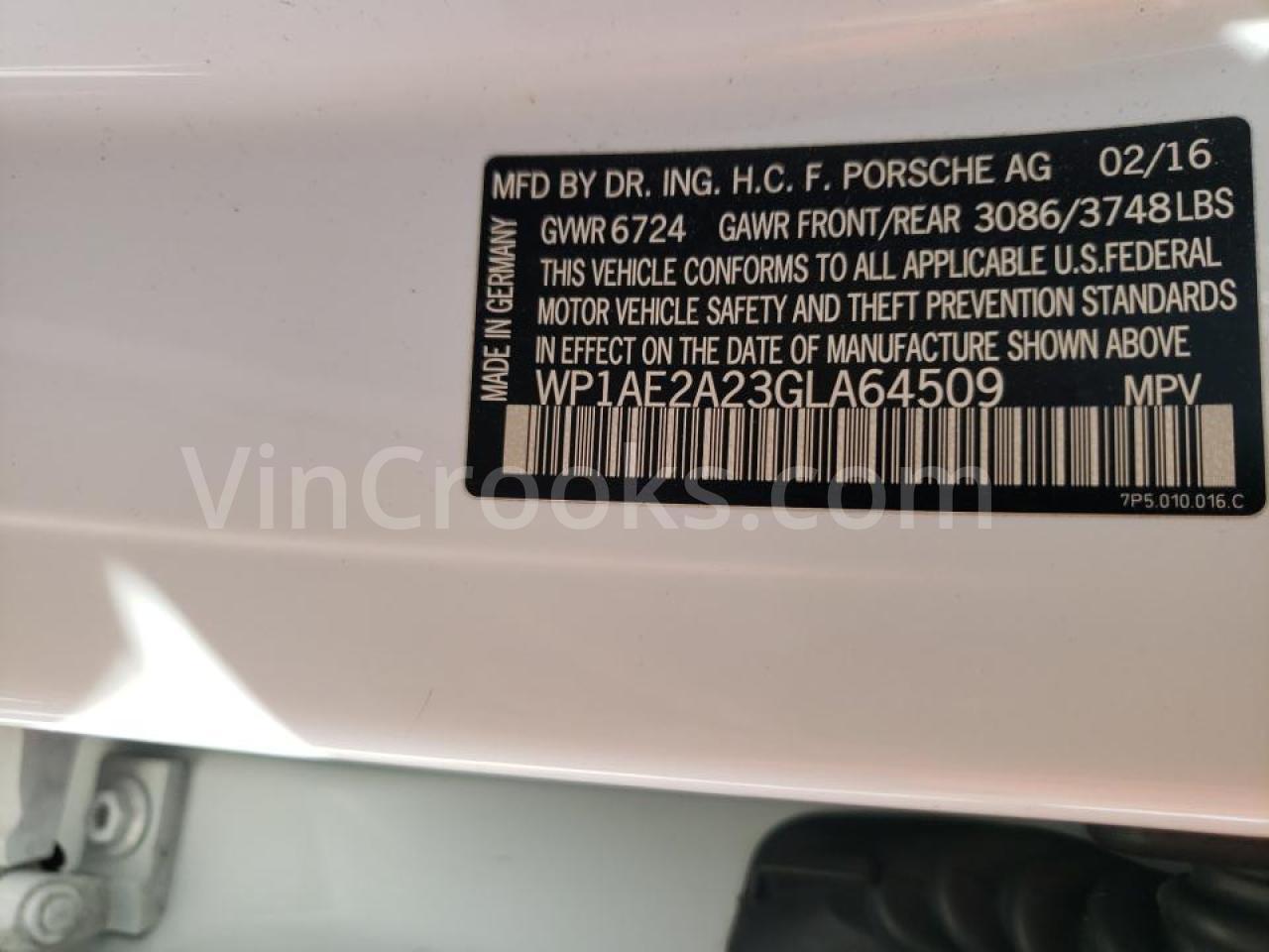 WP1AE2A23GLA64509