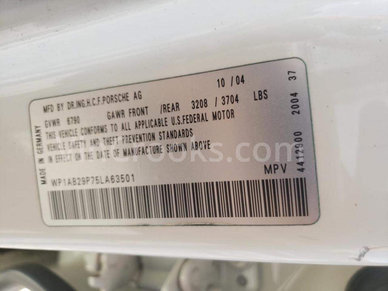 WP1AB29P75LA63501