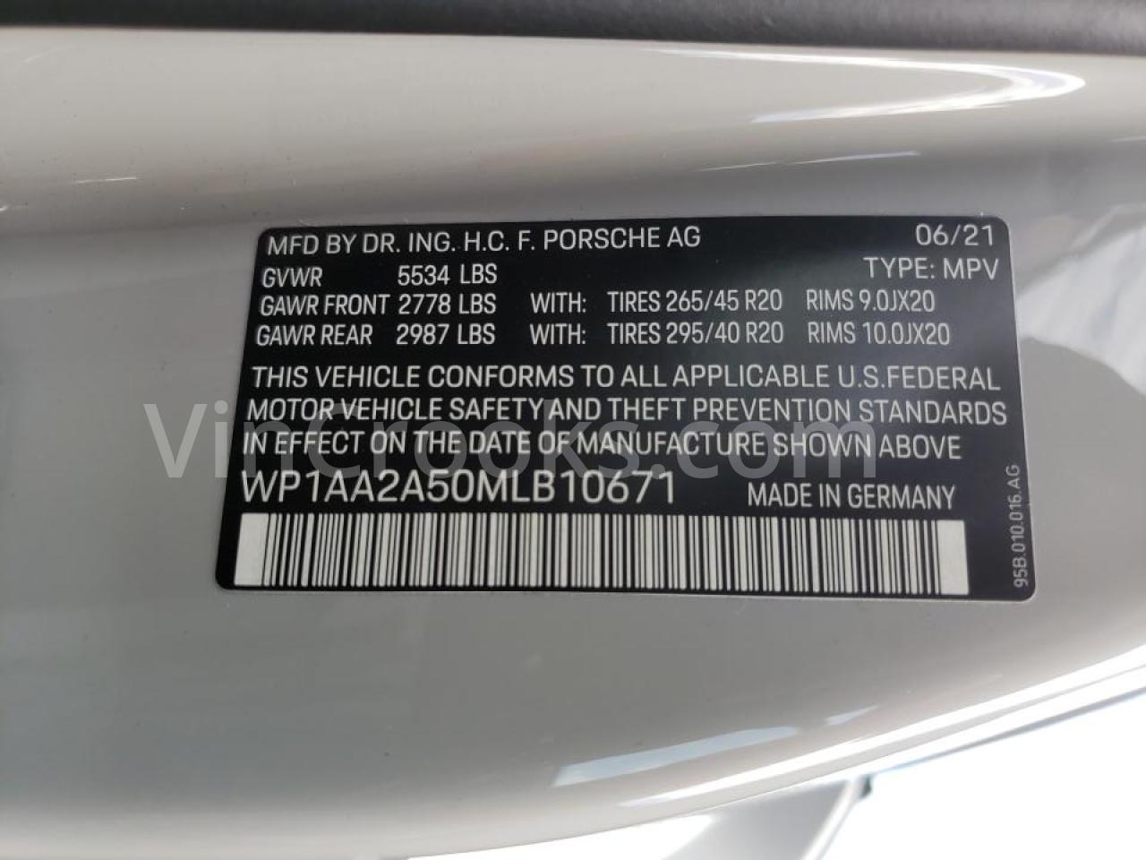 WP1AA2A50MLB10671