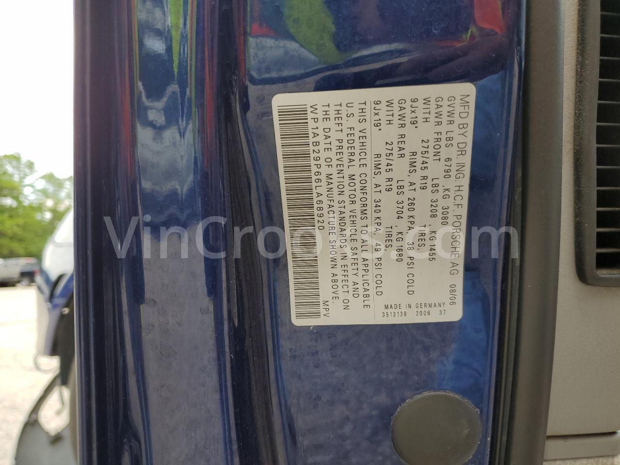 WP1AB29P66LA68920