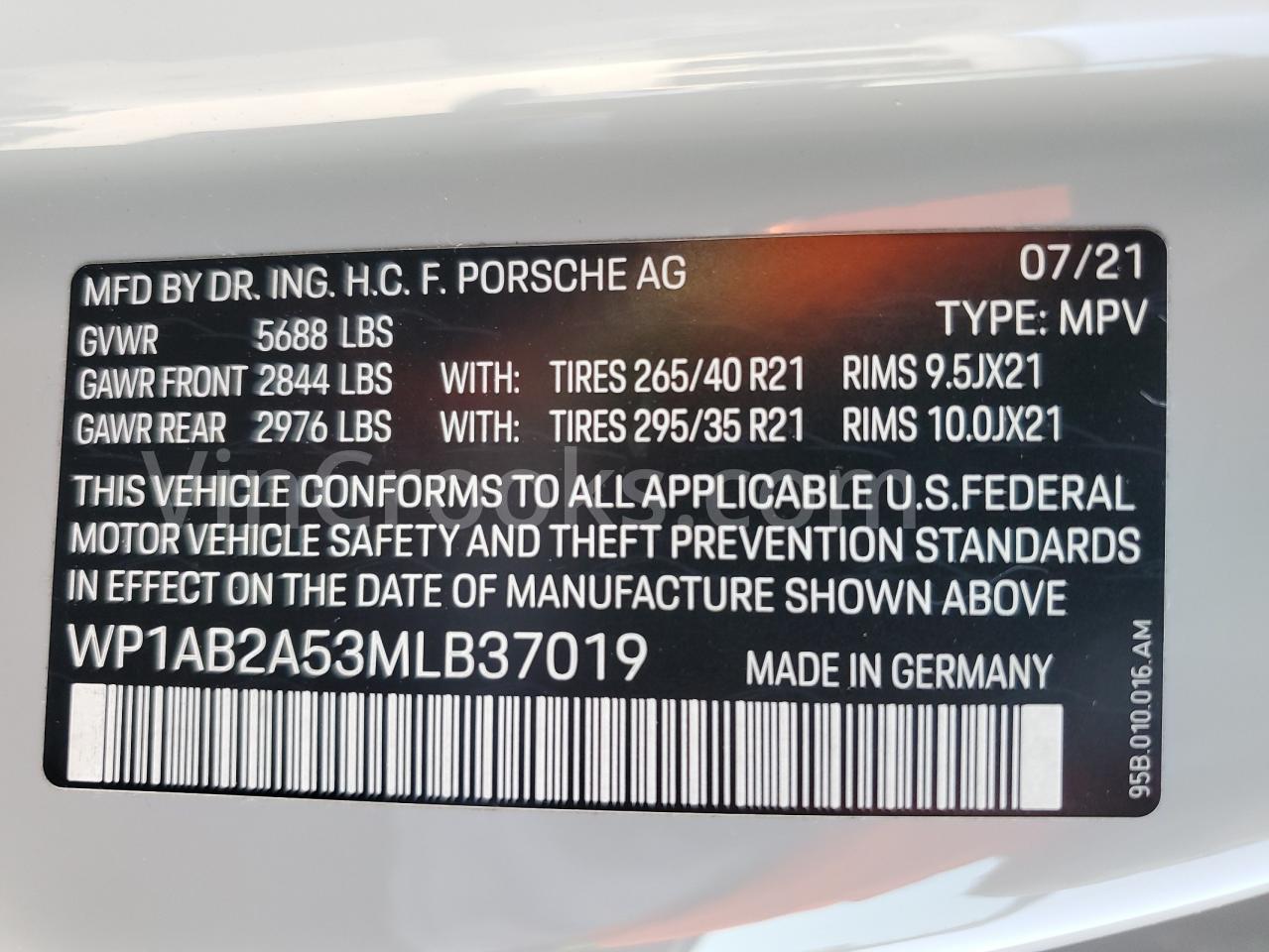 WP1AB2A53MLB37019