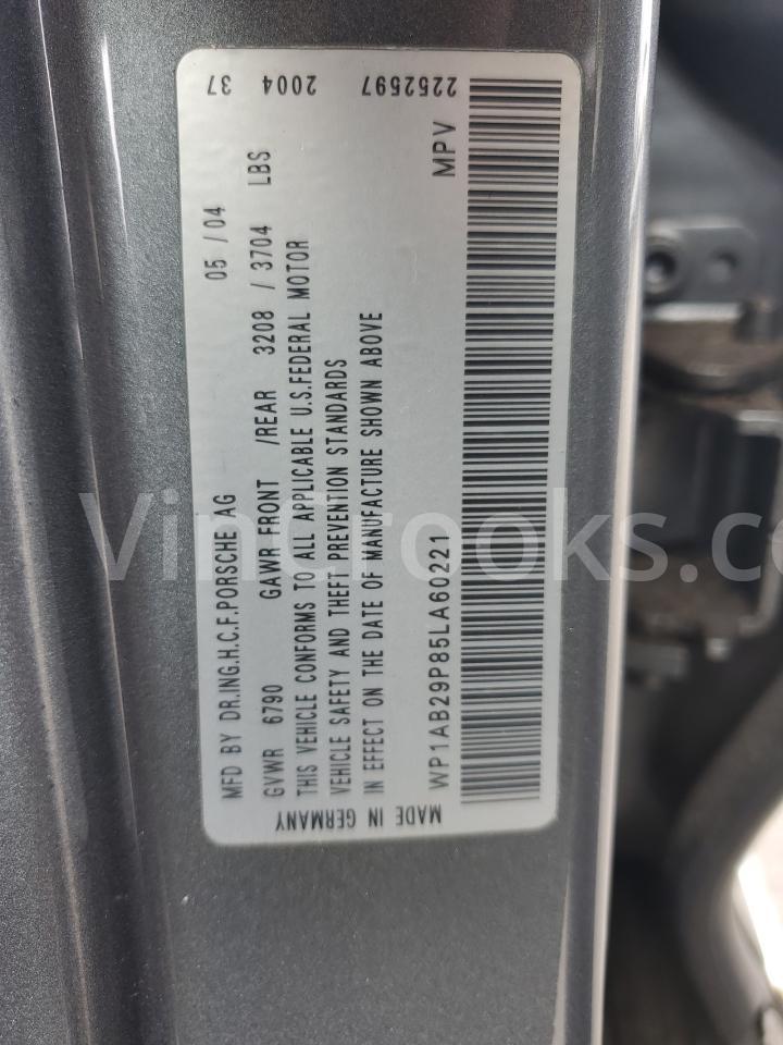 WP1AB29P85LA60221