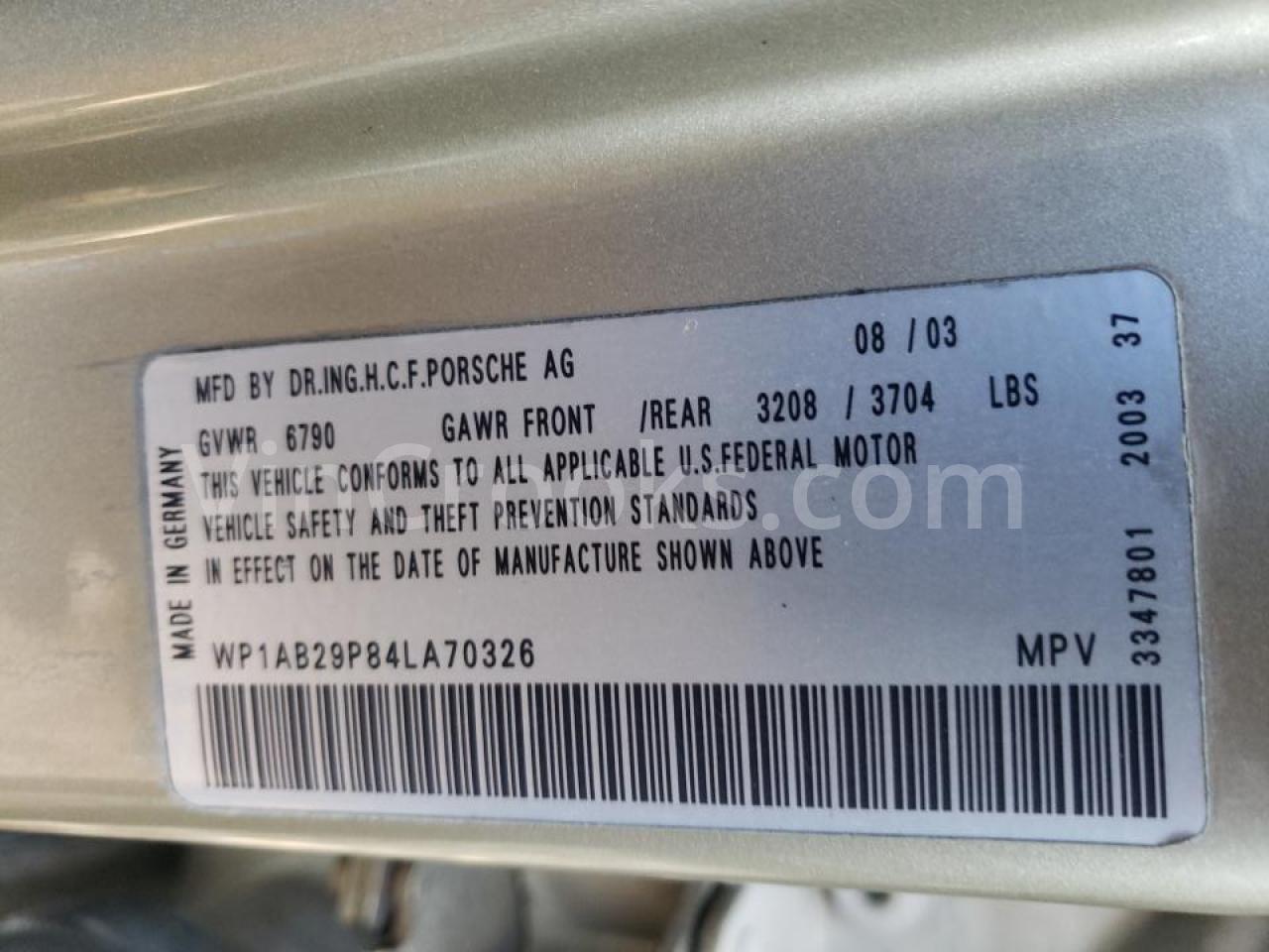WP1AB29P34LA70326