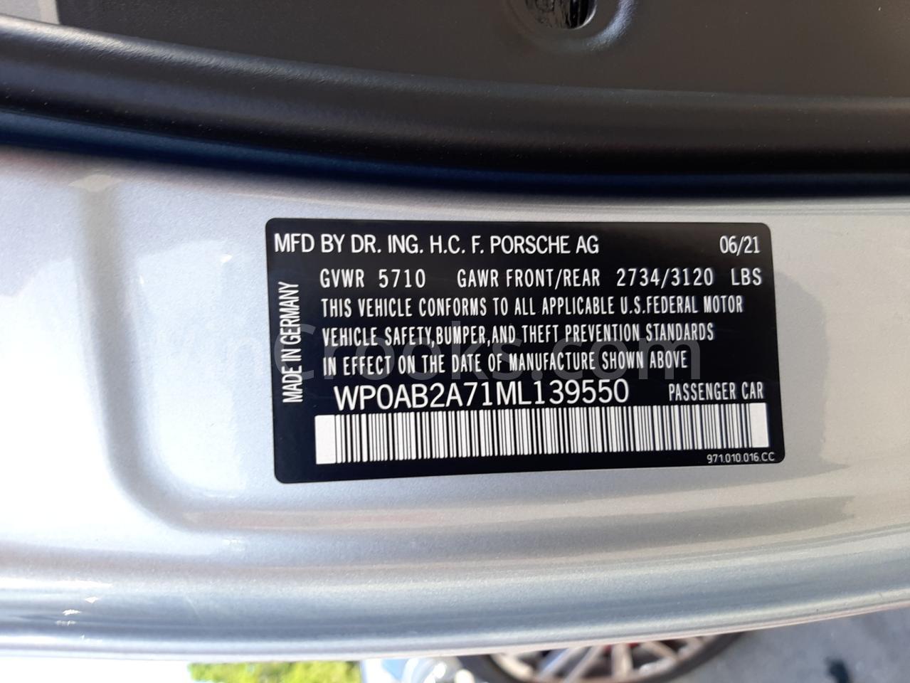 WP0AB2A71ML139550