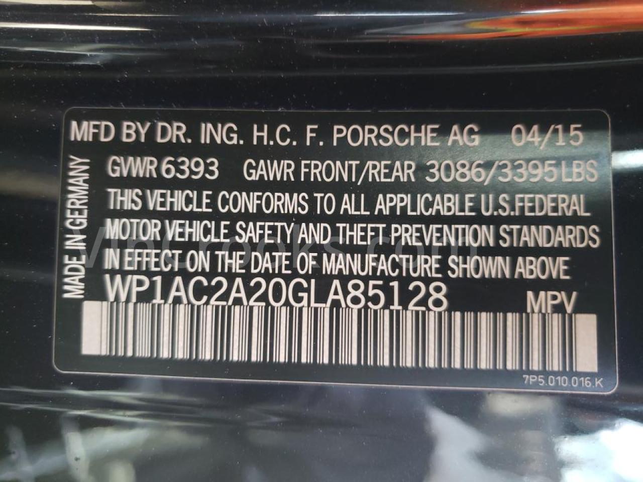 WP1AC2A20GLA85128