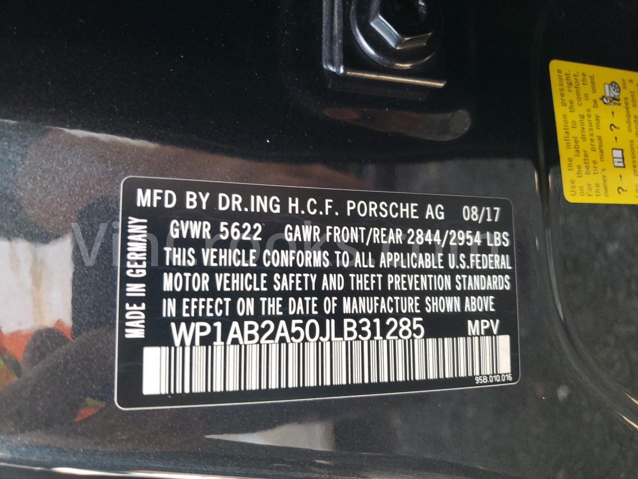 WP1AB2A50JLB31285