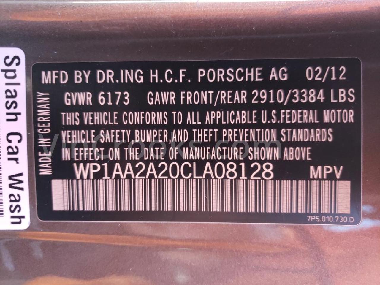WP1AA2A20CLA08128
