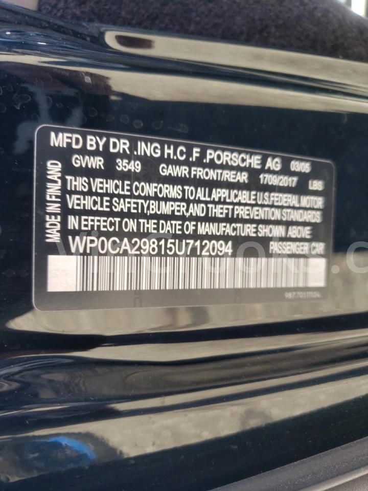 WP0CA29815U712094