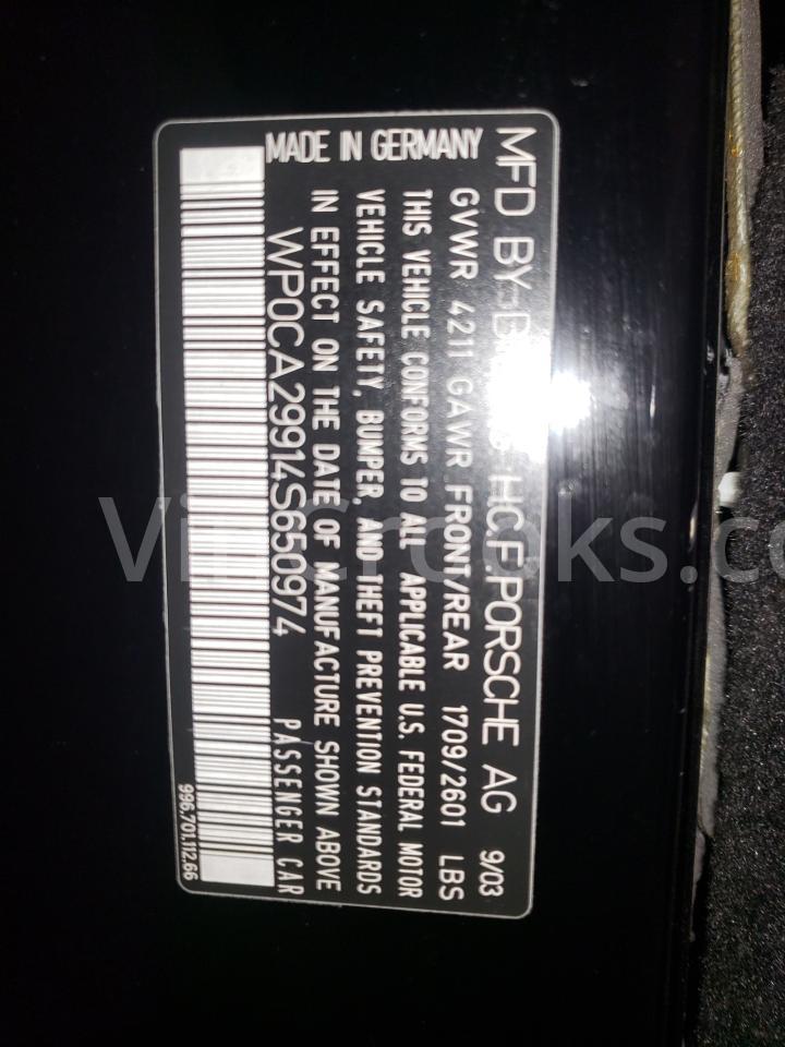 WP0CA29914S650974