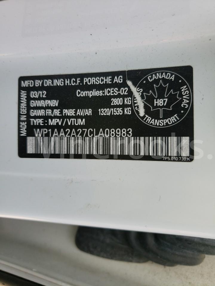 WP1AA2A27CLA08983