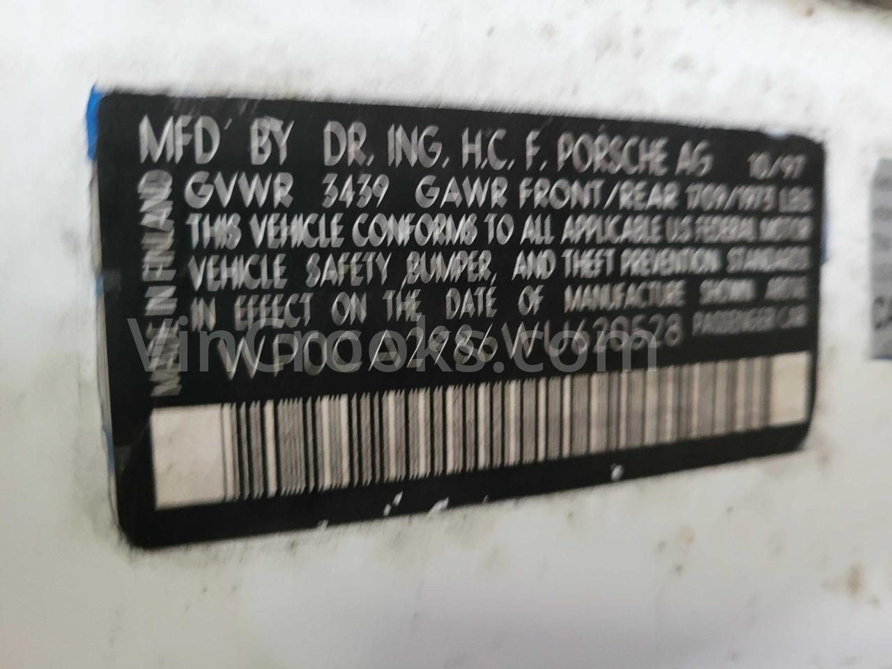 WP0CA2986WU620528
