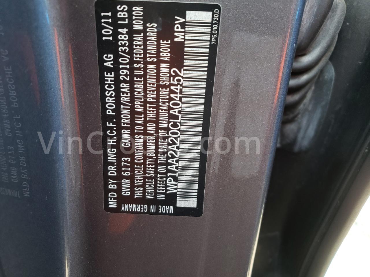 WP1AA2A20CLA04452