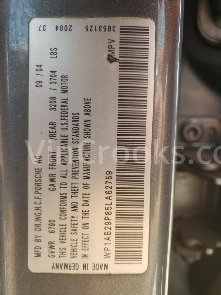 WP1AB29P85LA62759