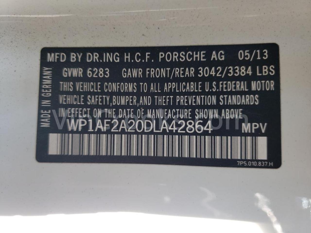 WP1AF2A20DLA42864