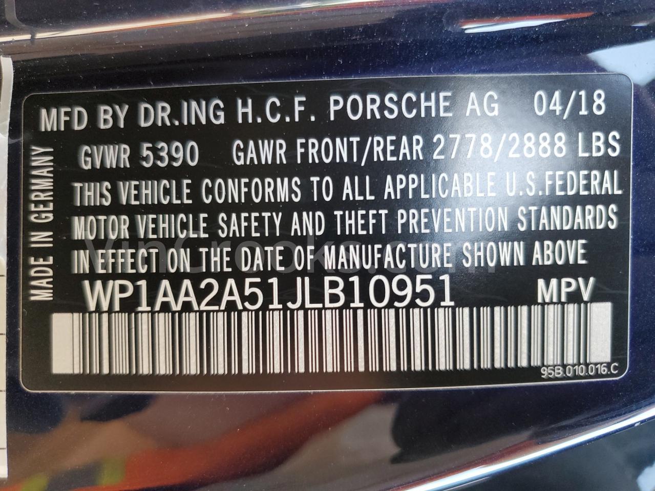 WP1AA2A51JLB10951