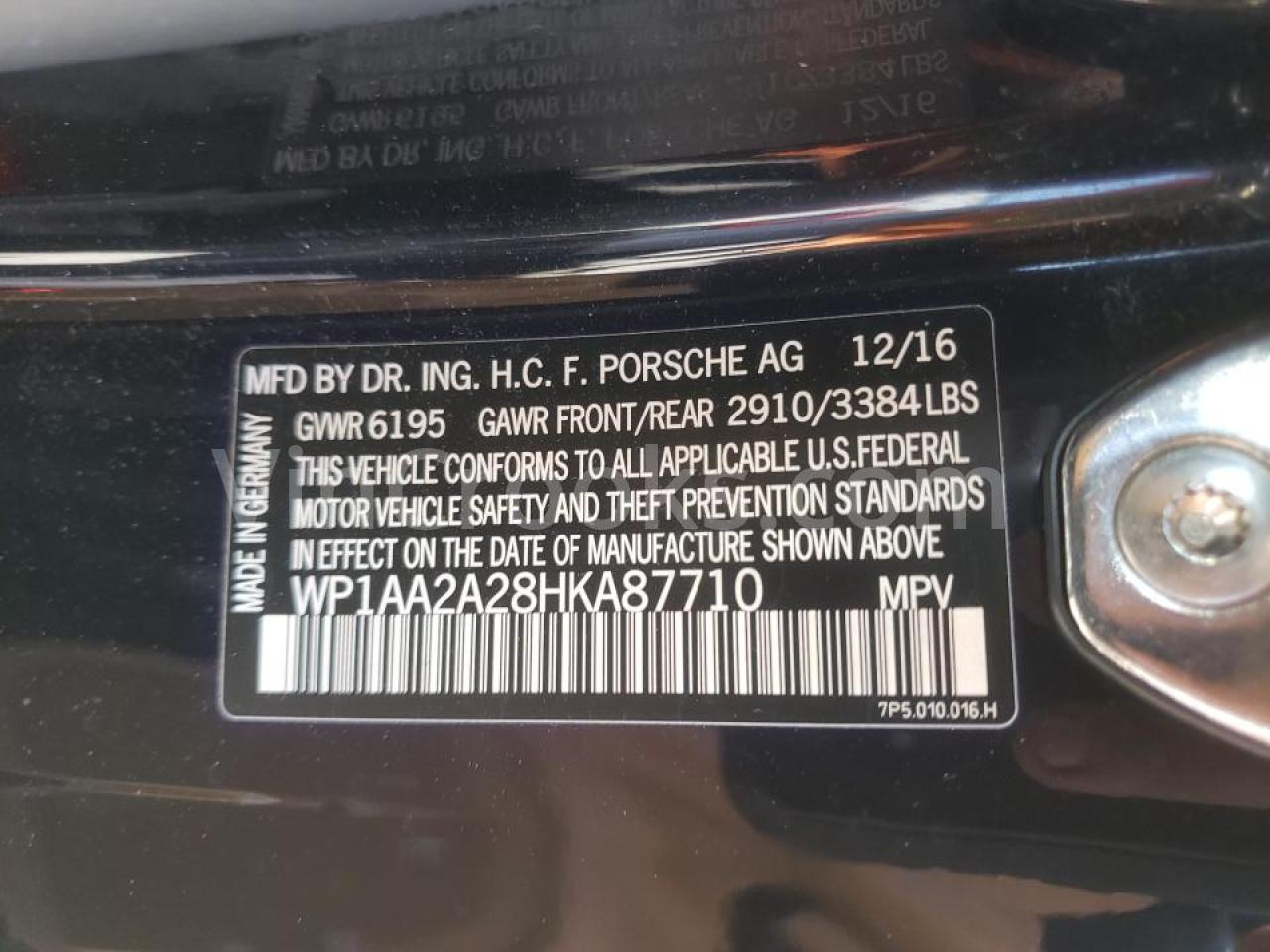WP1AA2A28HKA87710