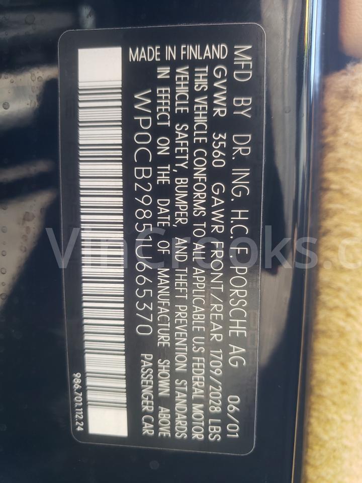 WP0CB29851U665370